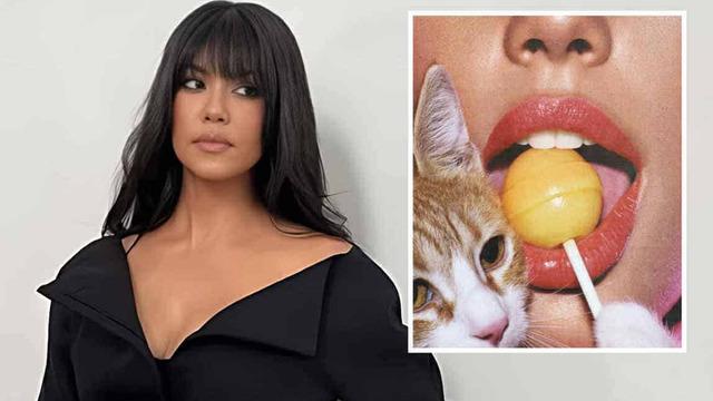 Kourtney Kardashian lolipop çıkardı! Amacını duyanlar şaşırdı