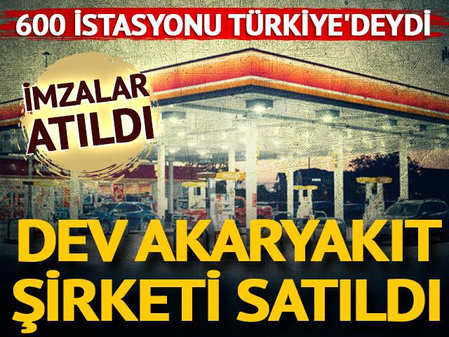 Dev akaryakıt şirketinin satışı için imzalar atıldı