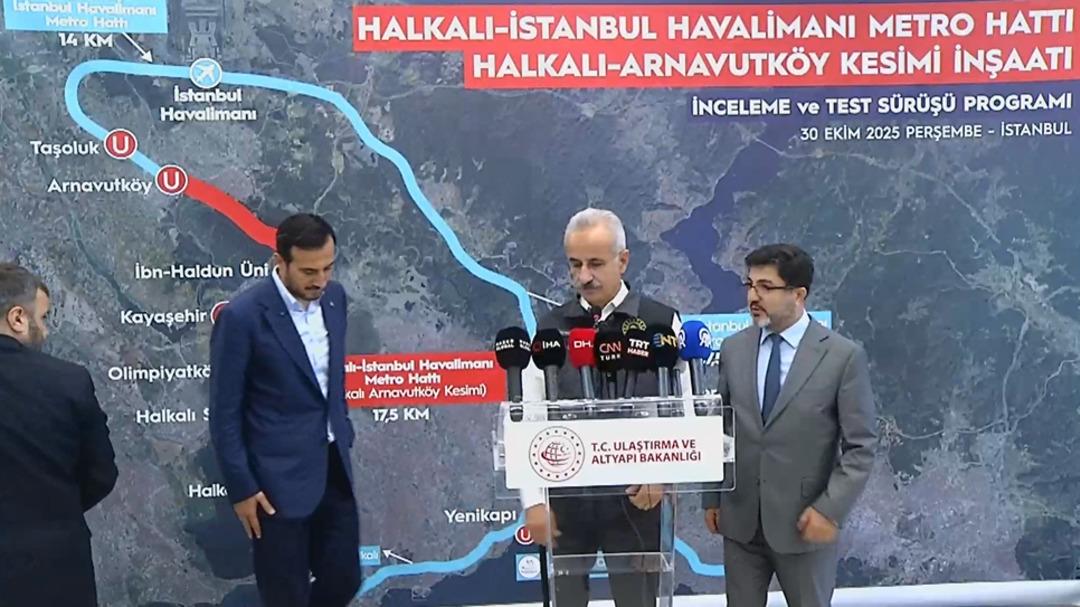 Halkalı-İstanbul Havalimanı metrosunda sona geliniyor! Test sürüşü gerçekleşti 1