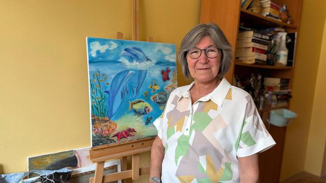 Kanseri sanatla yendi: Emekli öğretmen, resim tutkusundan vazgeçmeden gırtlak kanserini yendi