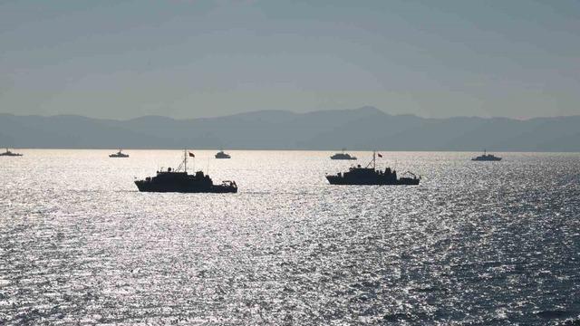 Saros’ta nefes kesen tatbikat