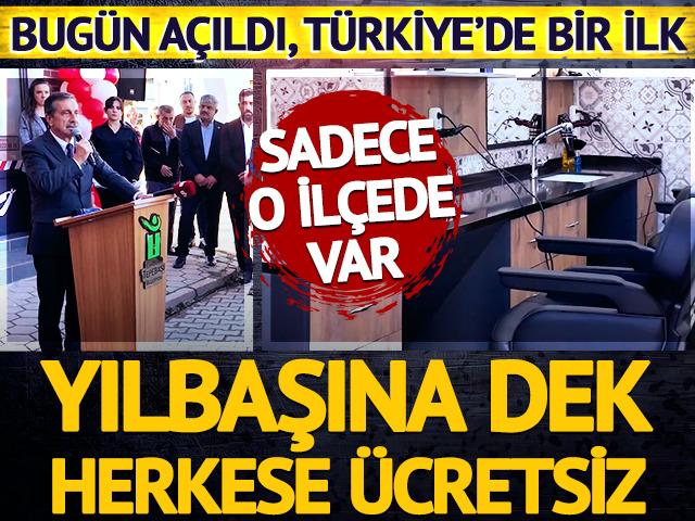 Yılbaşına dek herkese ücretsiz! Kent lokantalarının ardından ses getirecek bir proje daha: Türkiye'nin ilk 'kent berberi' hayata geçti