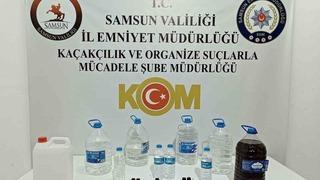 Samsun’da sahte içki operasyonu