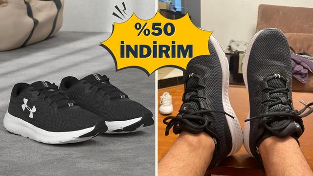 Gün boyu konfor ve hafiflik arayanlara: Gülümseten Kasım'a özel Under Armour ayakkabının fiyatı düştü!