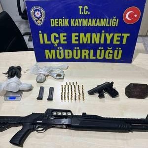 Mardin’de uyuşturucu operasyonunda 2 gözaltı