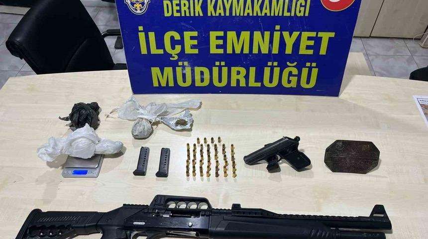 Mardin’de uyuşturucu operasyonunda 2 gözaltı