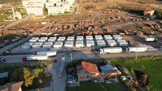 Depremin yaralarını sarmaya çalışan Sındırgı'ya konteyner kent