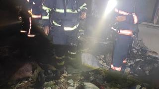 Mardin’de bina yangını: 2 kişi dumandan etkilendi