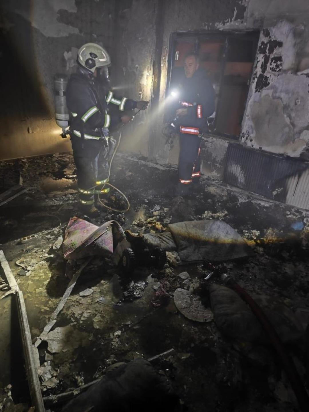 Mardin’de bina yangını: 2 kişi dumandan etkilendi 1