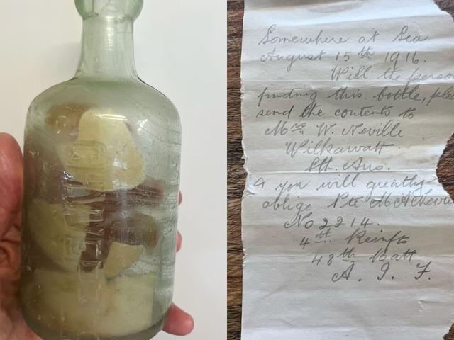 İki askerin 109 yıl önce denize attığı mektuplar ortaya çıktı!