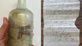 İki askerin 109 yıl önce denize attığı mektuplar ortaya çıktı!