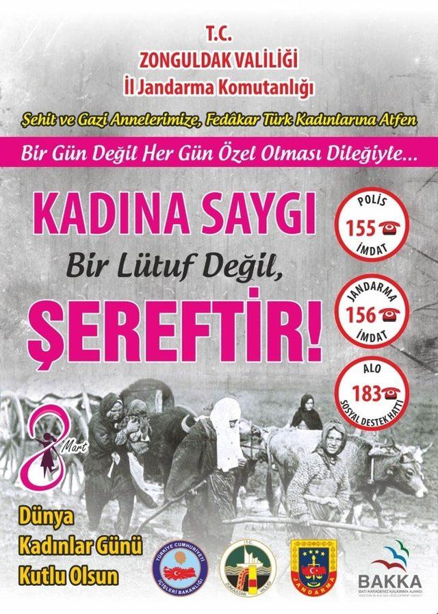 67 Burda AVM’de “Kadınların Onuru, Herkesin Sorumluluğu” projesi