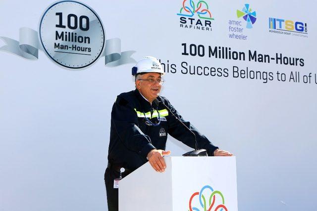STAR Rafineri inşaatında 100 milyon adam-saat çalışma süresi tamamlandı