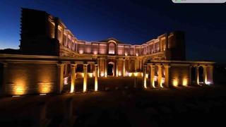 Paranın ilk basıldığı Sardes Antik Kenti artık gece de parlıyor