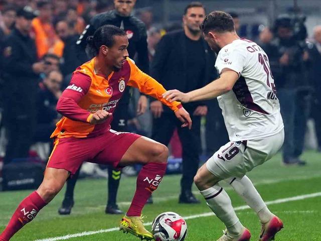 Galatasaray, Trabzonspor ile berabere kaldı! Süper Lig'de zirve yarışı şimdi kızıştı...