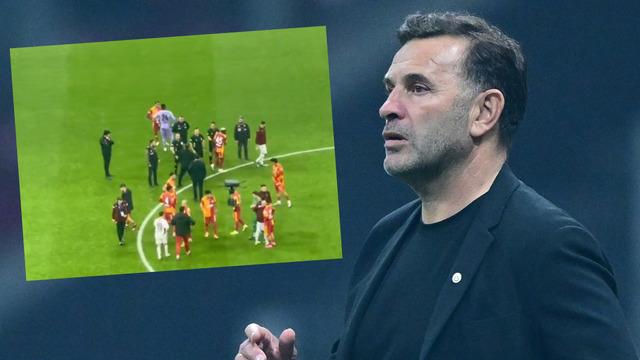 Okan Buruk'tan maçın hakemine olay tepki! Orta sahaya kadar yanına gitti ve...