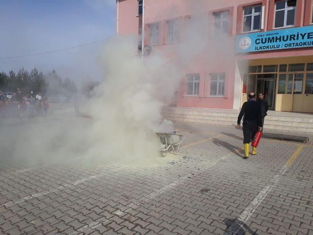 Boğazlıyan’da gerçeği aratmayan deprem ve yangın tatbikatı