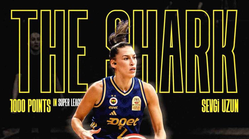 Fenerbahçeli Sevgi Uzun’dan, Kadınlar Basketbol Süper Ligi’nde 1000. sayı