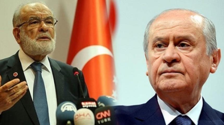 Saadet Partisi'ne MHP'den 'ittifak' vetosu!