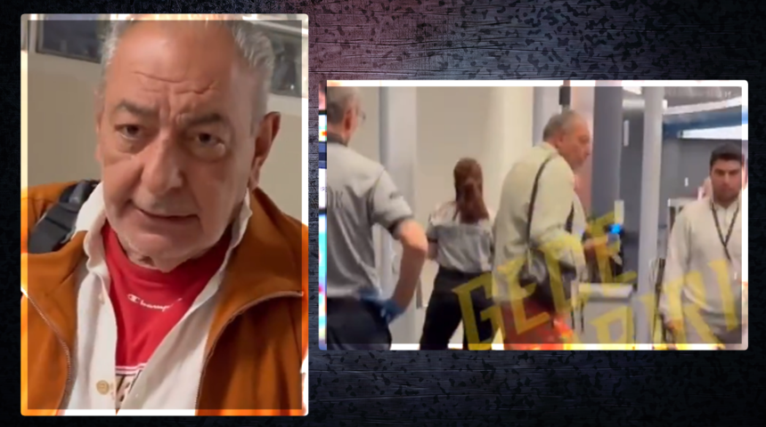 Reha Muhtar havaalanını birbirine kattı! Kara listeye alındı, u&ccedil;uşlardan men edildi