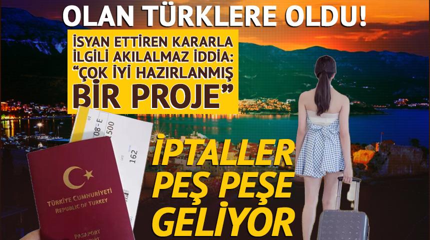 Olan Türk vatandaşlarına oldu! İptaller art arda geliyor
