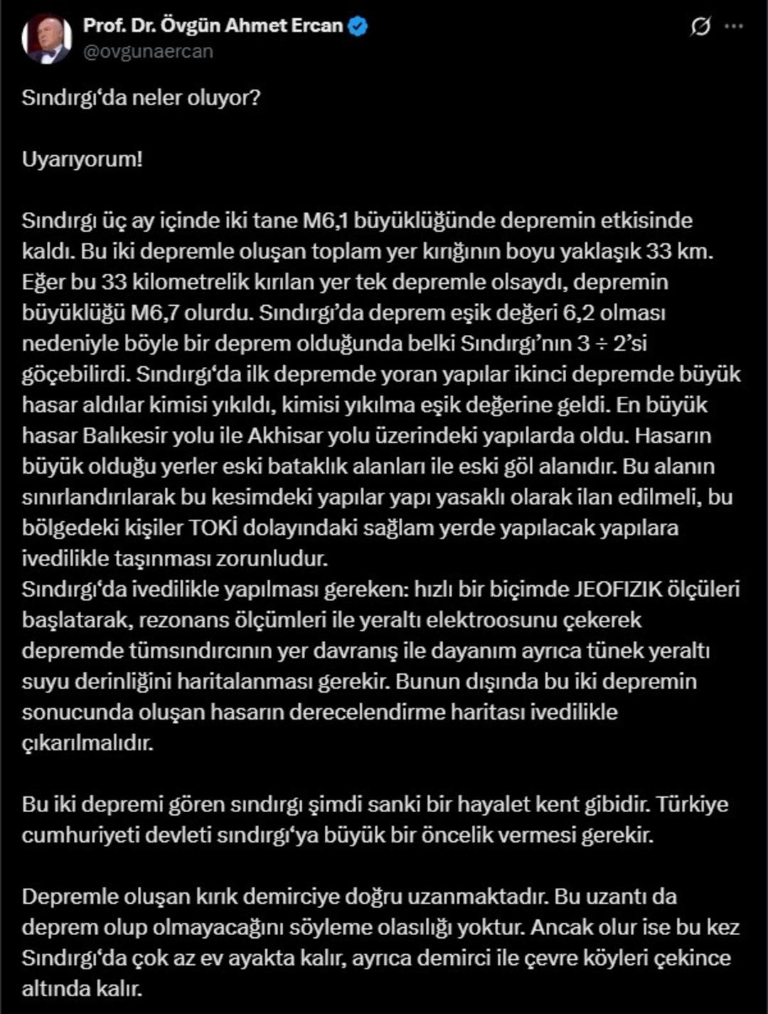 Türkiye nin gözü Sındırgı da! Uzman isim