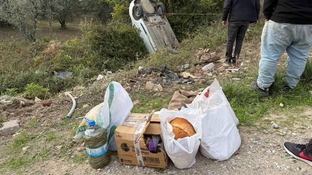 Sollama yaparken zeytinliğe uçtu 1
