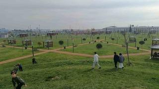 Atatürk Havalimanı Millet Bahçesi’ne ilk gününde yüzlerce vatandaş akın etti