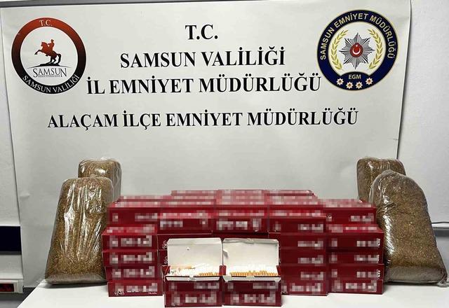 Samsun’da kaçak tütün operasyonu 1