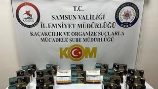 Samsun’da kaçak tütün operasyonu