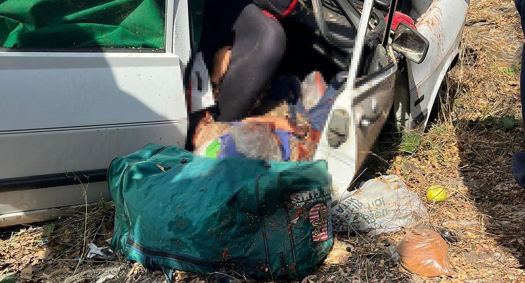 Manisa da korkunç kaza! Karı koca hayatını kaybetti 1