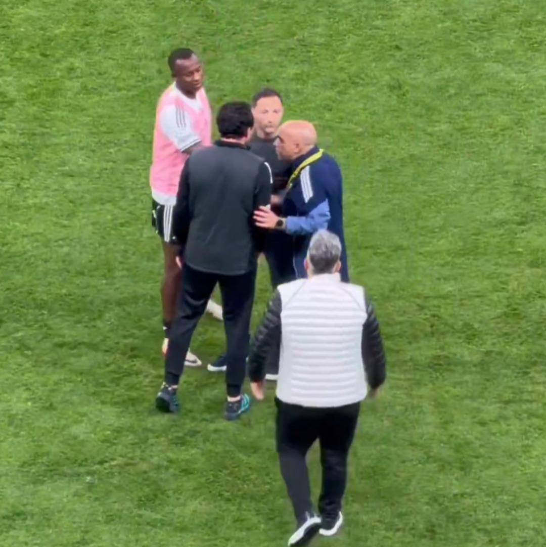 Görüntüler ortaya çıktı! Derbinin ardından Beşiktaş heyeti ile Tedesco tartıştı... Skriniar dan olay bir hareket geldi 5