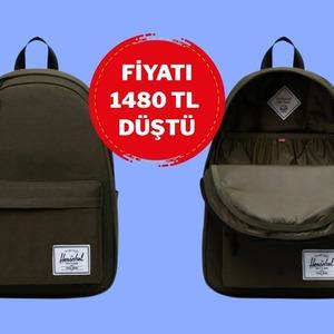 Yanınızdan ayırmayacaksınız! Ömürlük Herschel çantada %40 indirim var