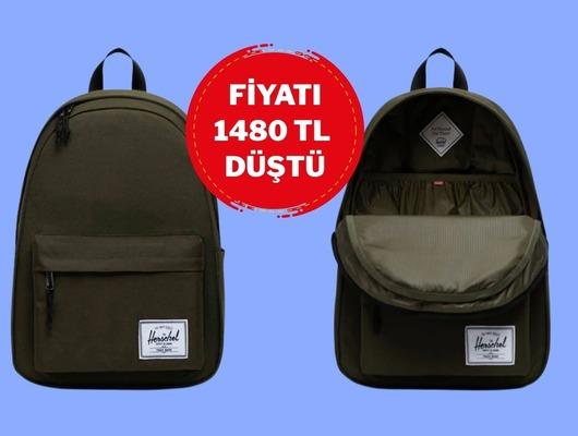 Ömürlük Herschel çantada %40 indirim var, kaçırmayın