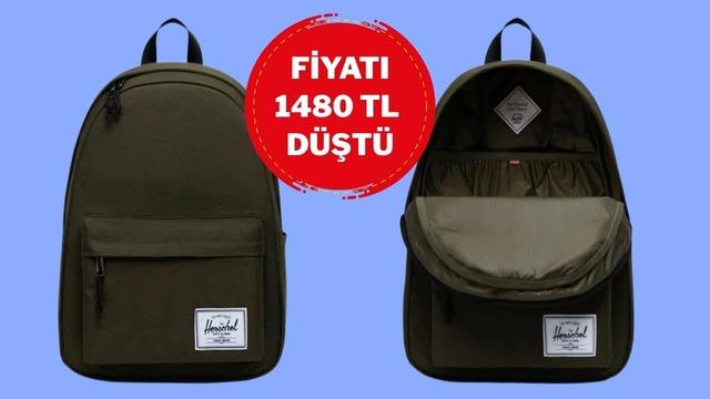 Yanınızdan ayırmayacaksınız! Ömürlük Herschel çantada %40 indirim var