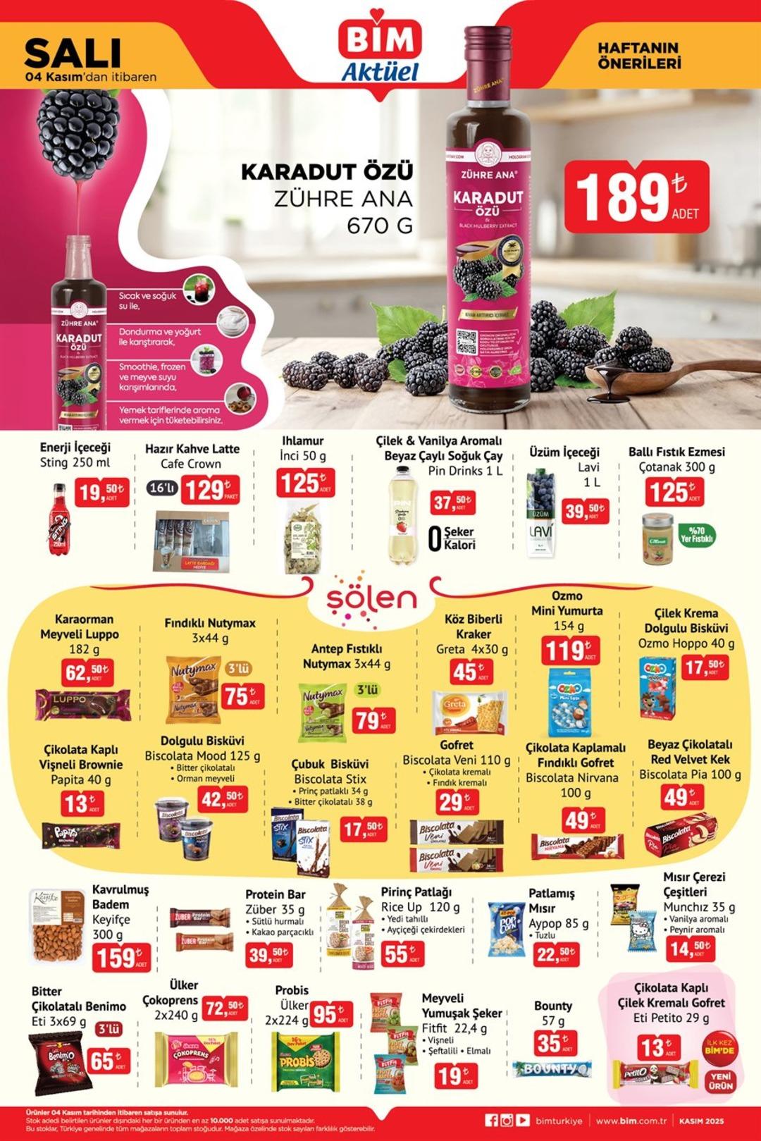 4 Kasım 2025 BİM aktüel haftanın önerileri kataloğu yayınlandı! 1