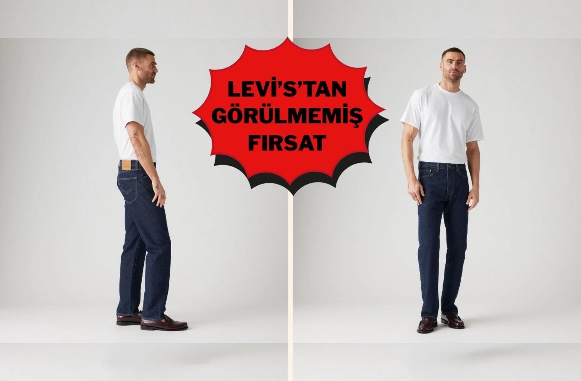 Konforlu, şık, kaliteli!  Levi's 505 Jean Gülümseten Kasım'a özel indirimde