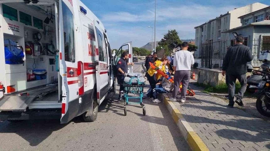 Sinop’ta motosiklet devrildi: 1 yaralı