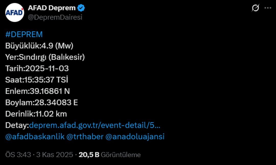 Son dakika | İstanbul, İzmir, Manisa ve Balıkesir de de hissedildi! Bu deprem korkuttu; telefonlara bildirim geldi: Büyüklüğü belli oldu 2