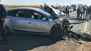 Mardin’de iki otomobil çarpıştı: 6 yaralı