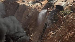 Atık malzeme yangını korkuttu