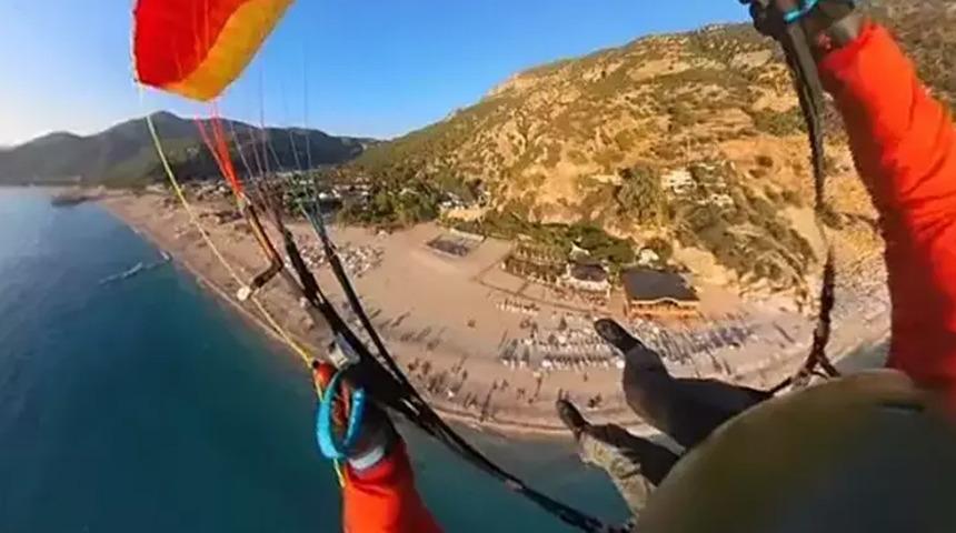 Fethiye'de kayalıklara düşen Rus paraşütçü hayatını kaybetti