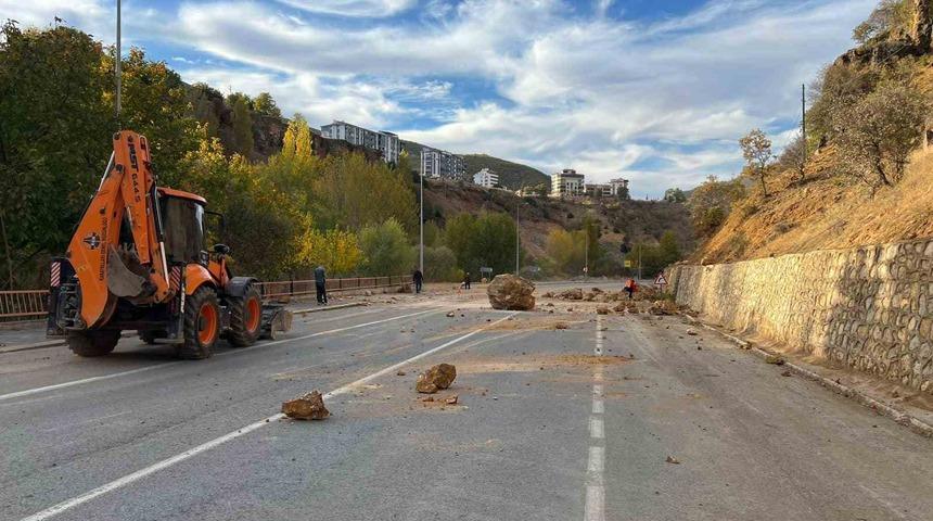 Ovacık yolunda güvenlik çalışmaları başladı