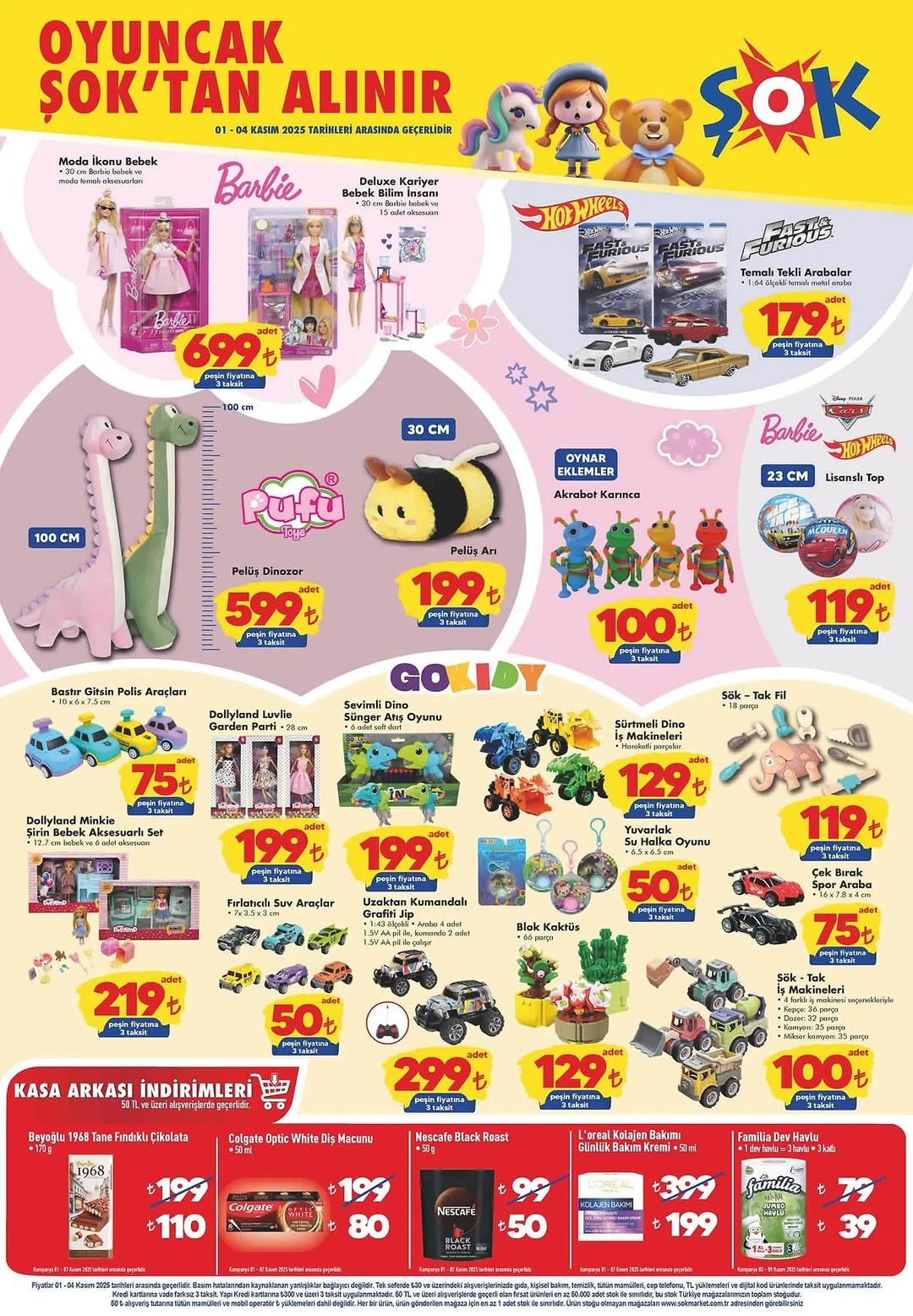 Bu hafta ŞOK a Gezer kışlık terlik modelleri geliyor! İşte 1-4 Kasım 2025 ŞOK aktüel ürünler kataloğu  1