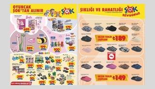 1-4 Kasım'da ŞOK'a terlik ve oyuncak geliyor!