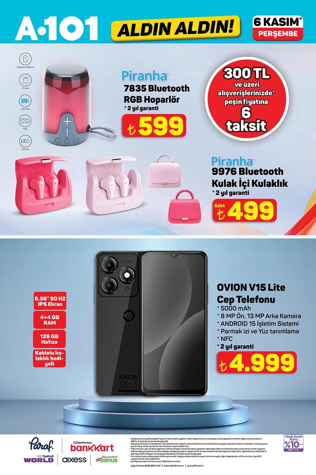 A101 e elektrikli ısıtıcı fan geliyor! 6 Kasım 2025 A101 aldın aldın kataloğu yayınlandı 2