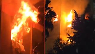 Antalya'da korku dolu anlar! 15 katlı binada yangın çıktı