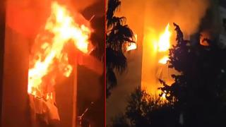 Antalya'da korku dolu anlar! 15 katlı binada yangın çıktı