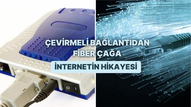 Çevirmeli bağlantı günlerinden fiber çağa: Değişen internet hızı hikayesi 