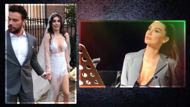 Burcu Kıratlı baştan aşağı transparan! Sinan Akçıl görmesin